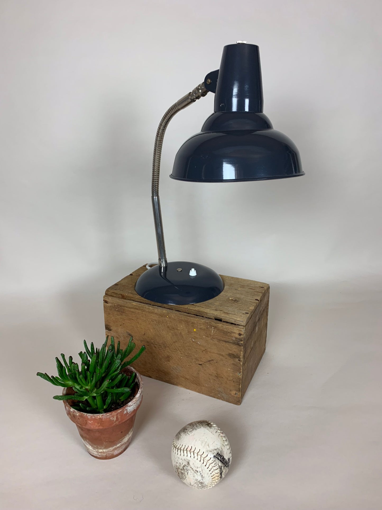 Skøn grå lampe