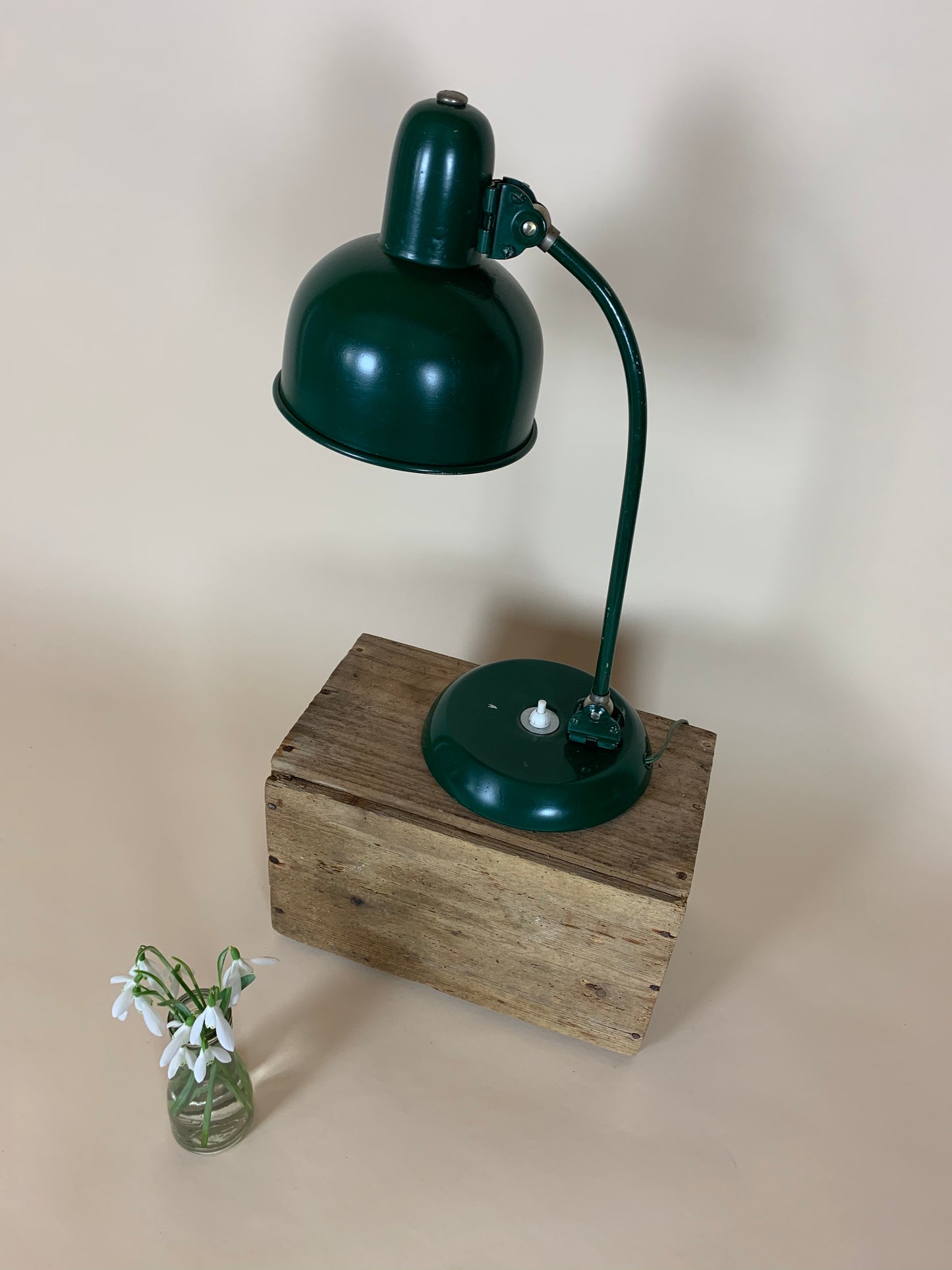 Grøn Bauhauslampe