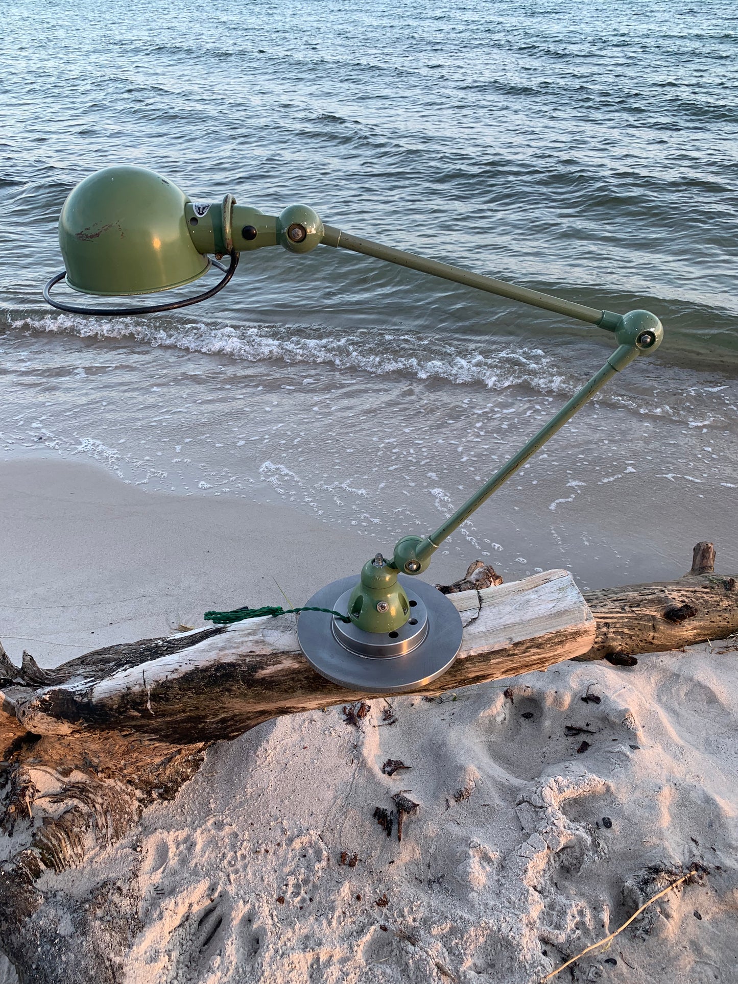 Jieldé bord/væg lampe med to arme - Grøn