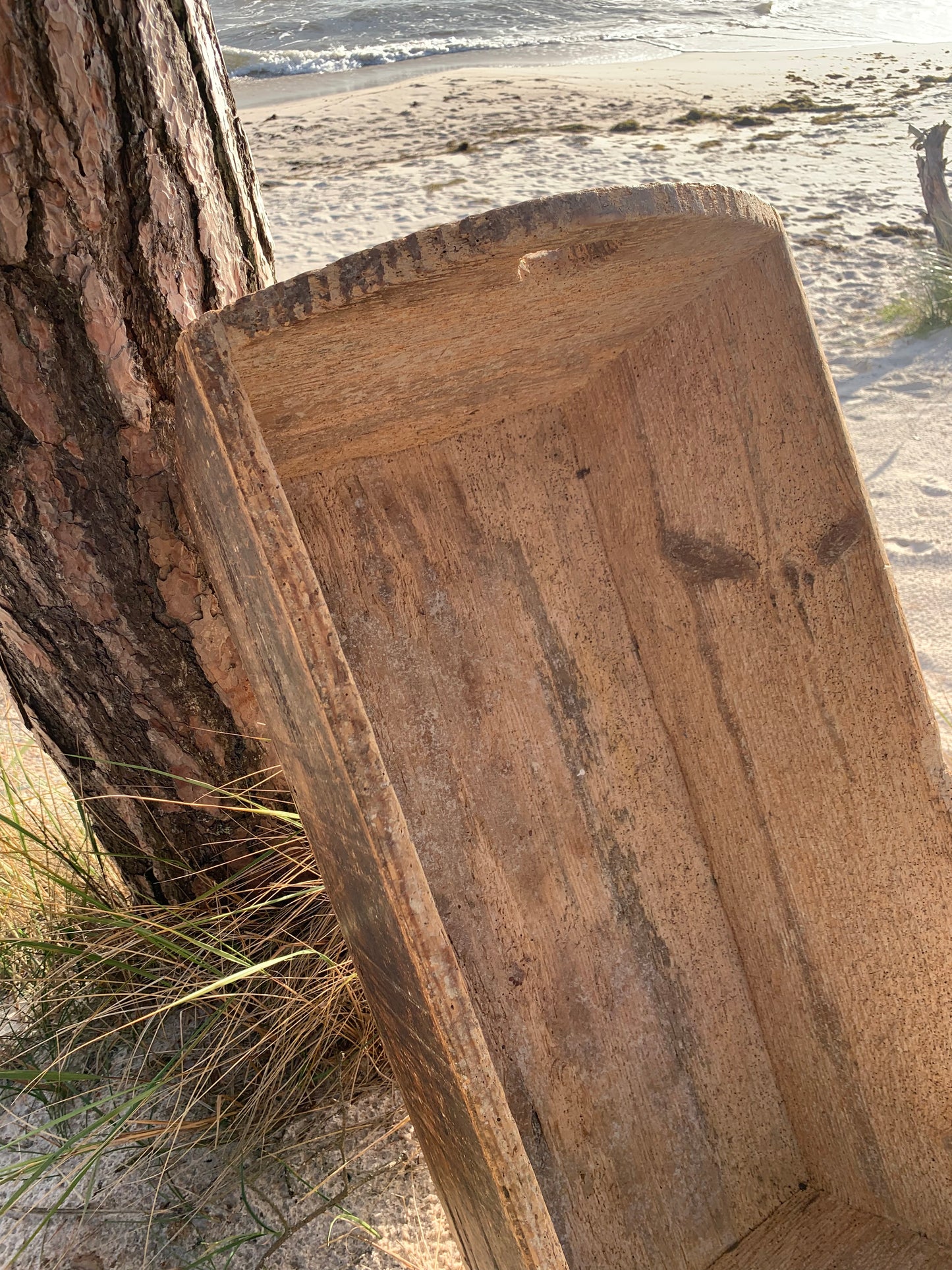 Stor trækasse med greb