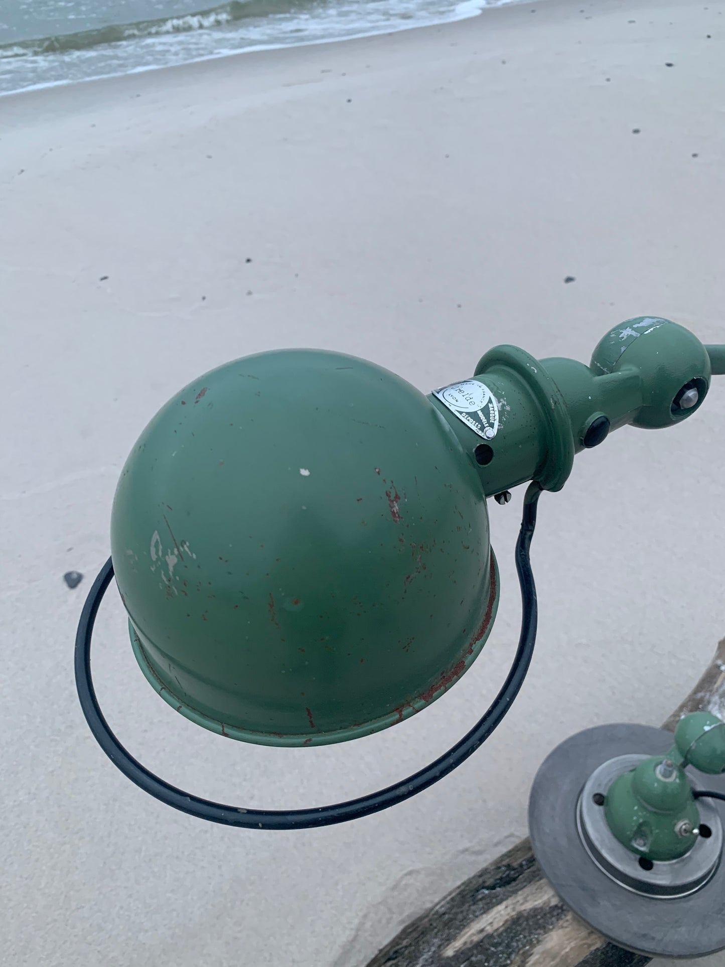 Jieldé bord/væg lampe med to arme - Grøn