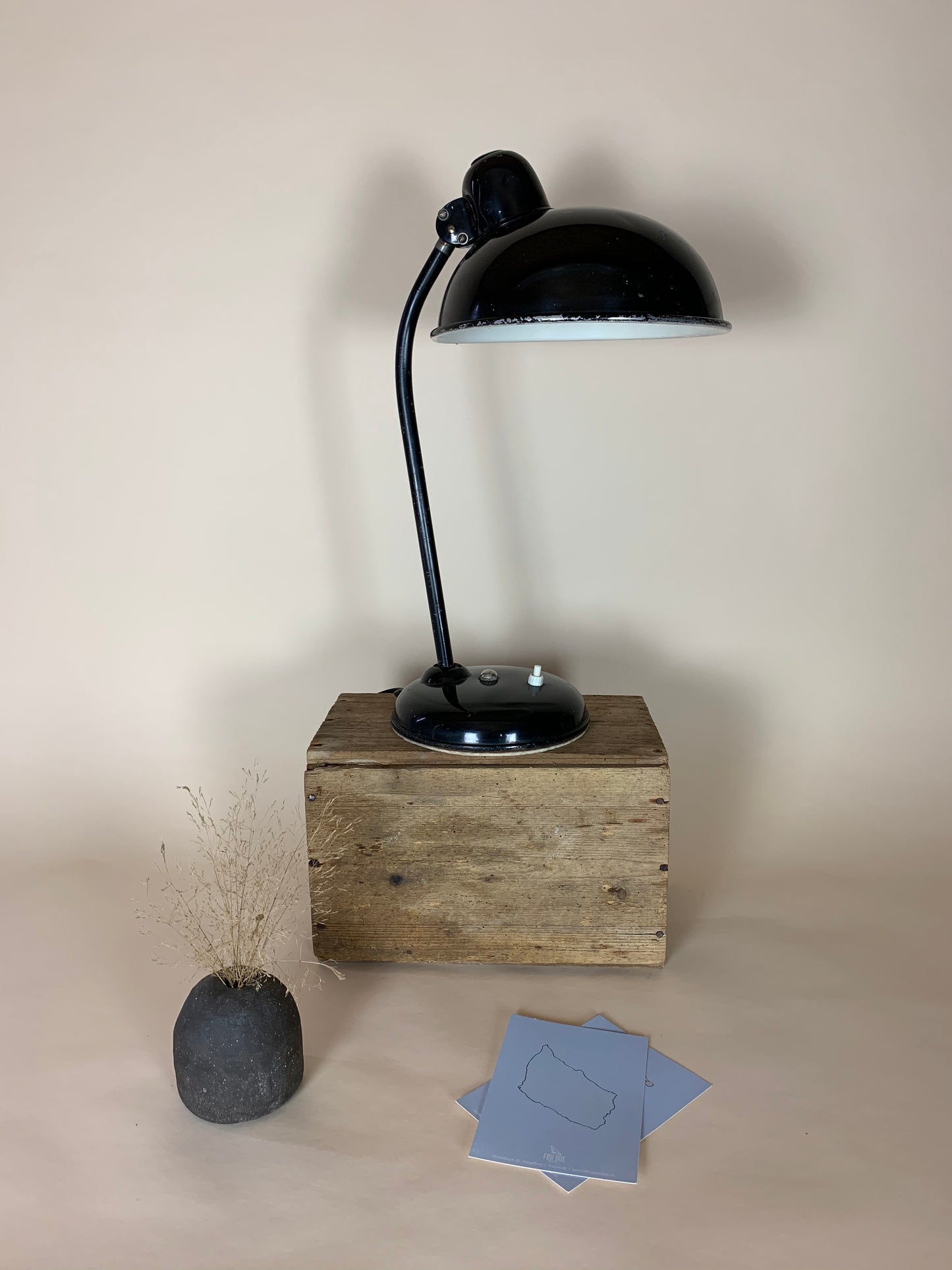 Helo bordlampe - sort