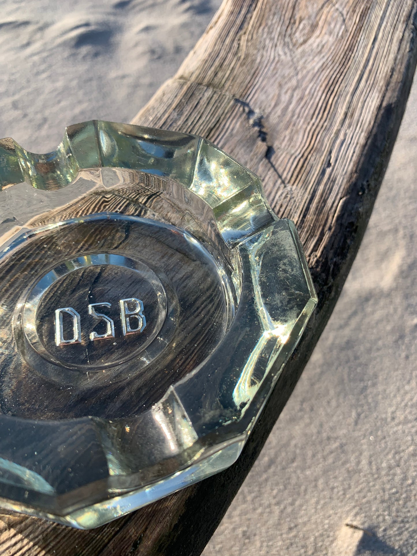 DSB askebæger i glas
