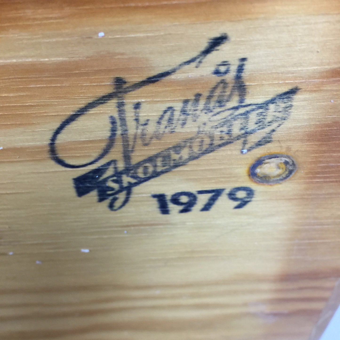 Skønt skolebord fra 1979