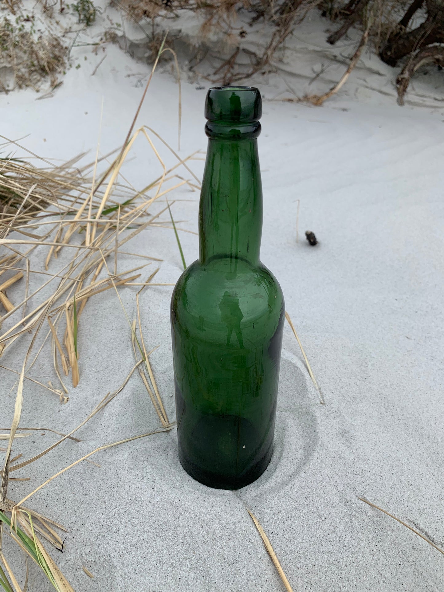 Glasflaske - Grøn