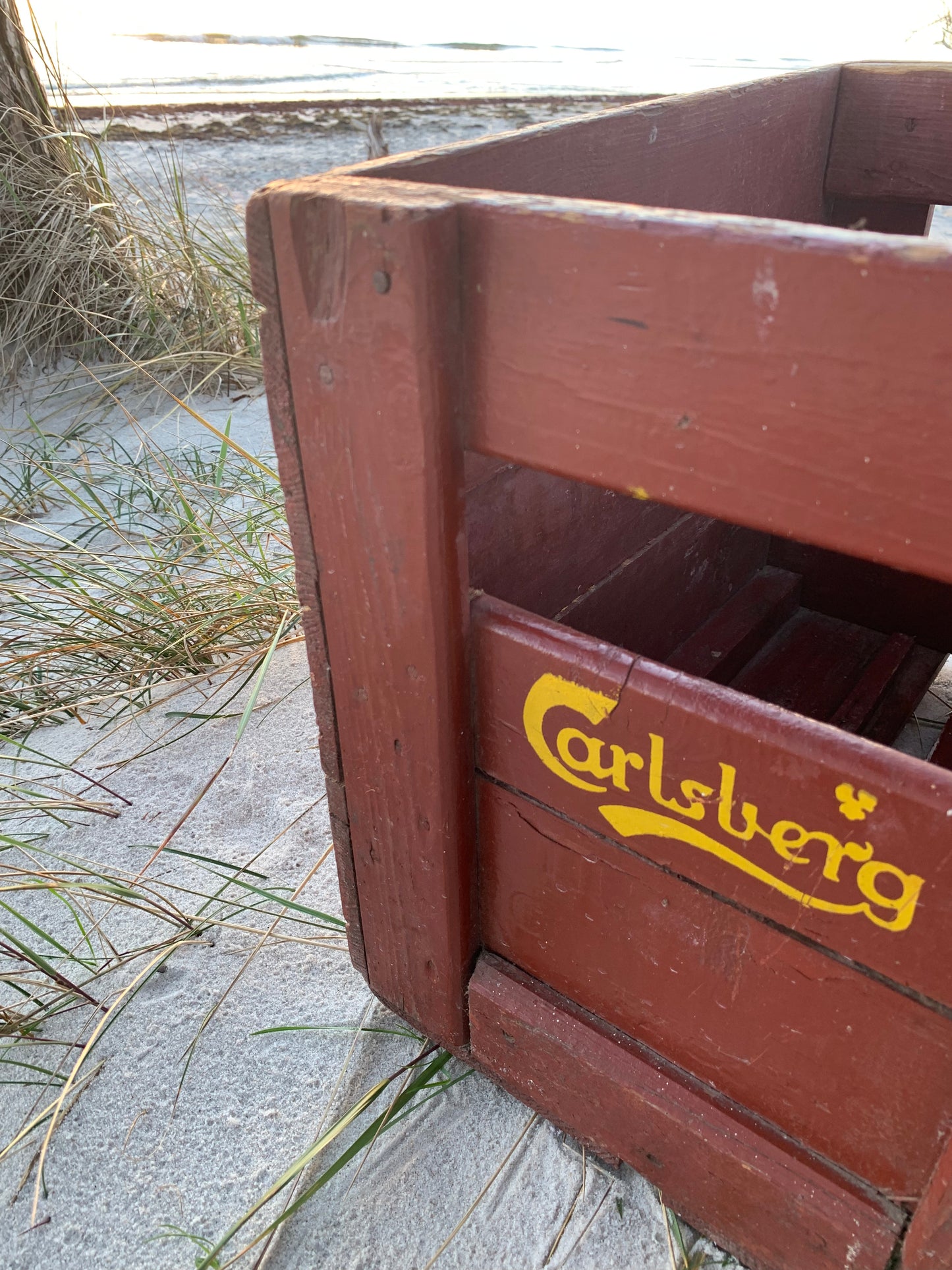 Gammel Carlsberg ølkasse