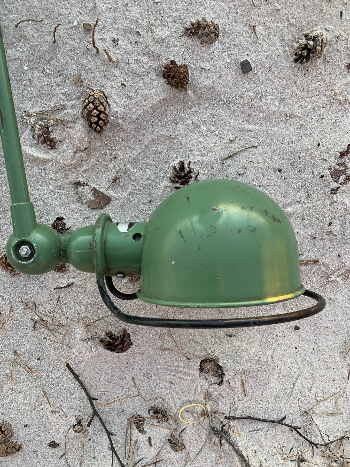 Jieldé væg/loft lampe med 2 arme - Grøn