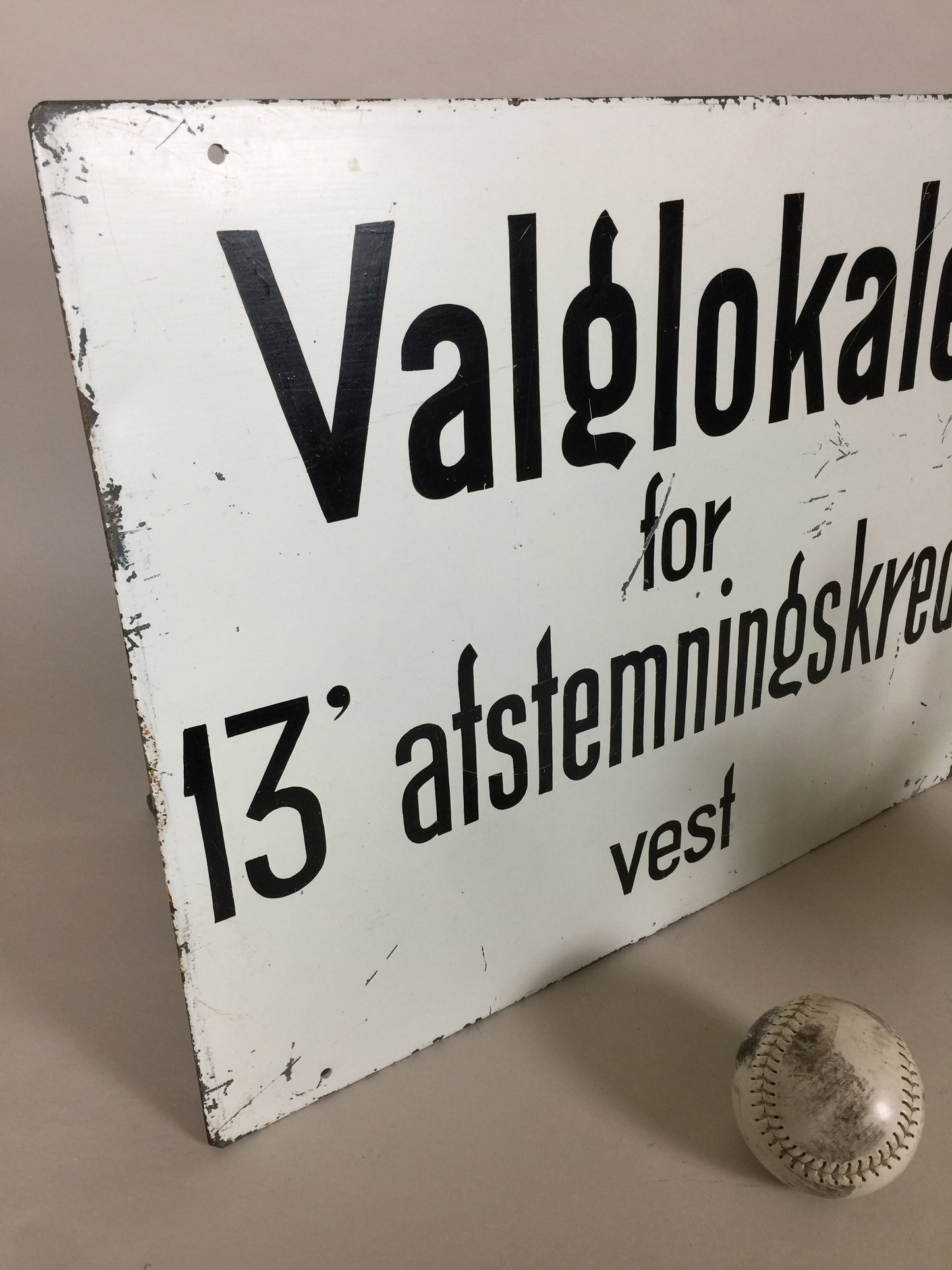 Valgskilt 13 Vest