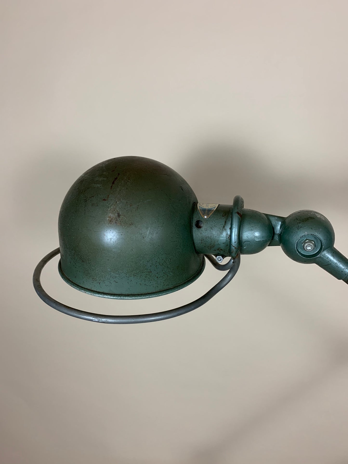 Original grøn Jieldé gulvlampe