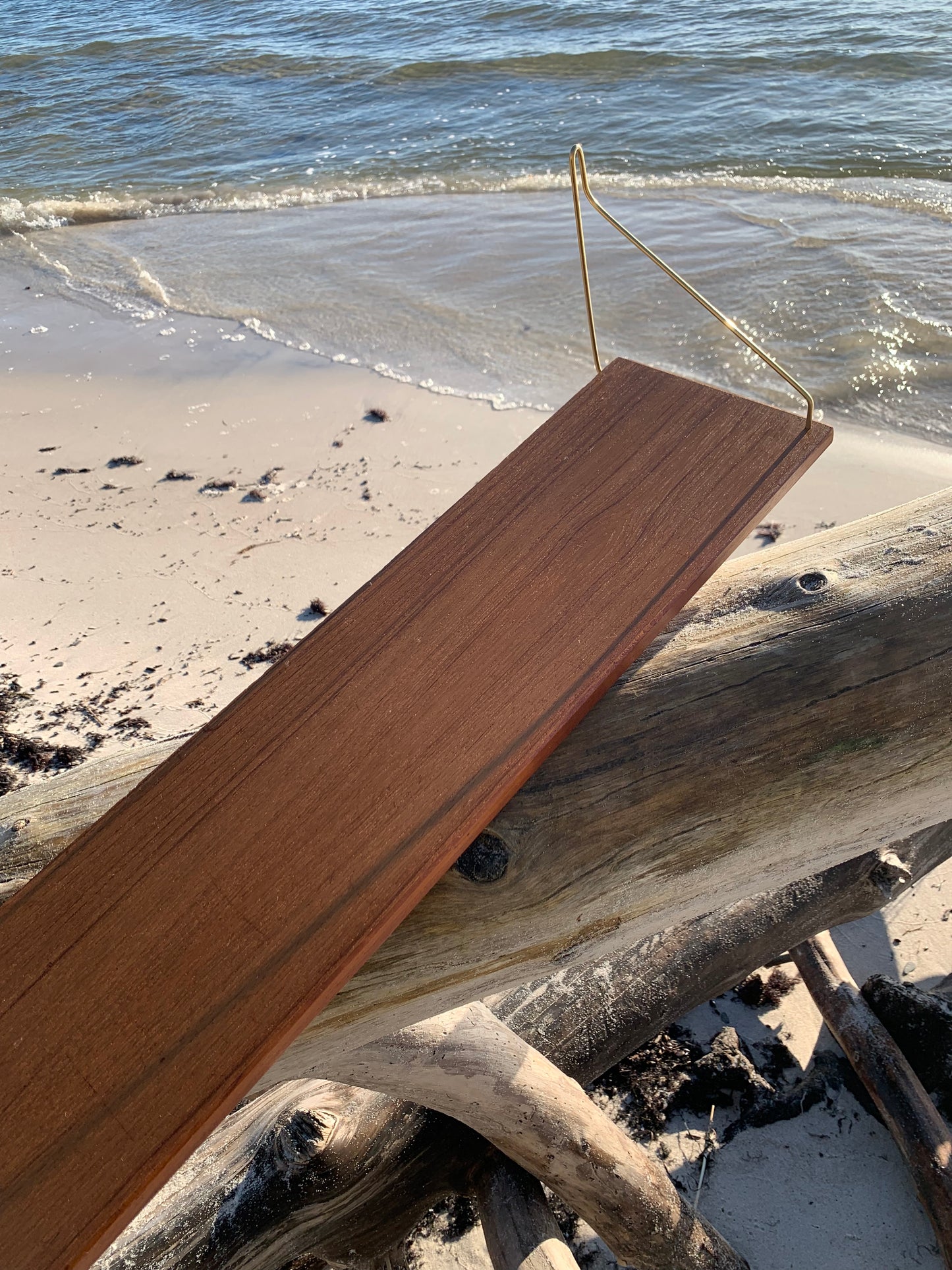 Hylde i teak