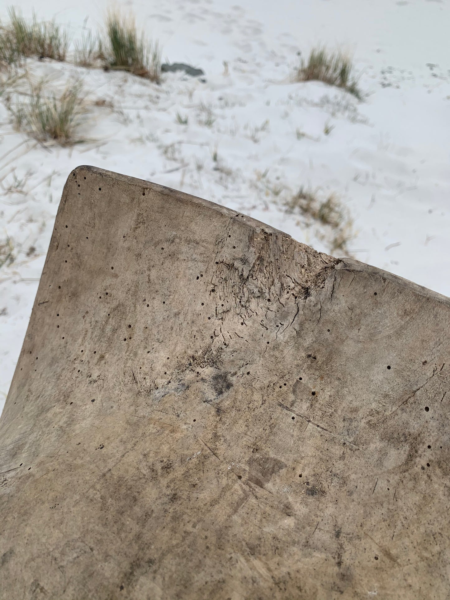 Stort skønt sulefad med patina