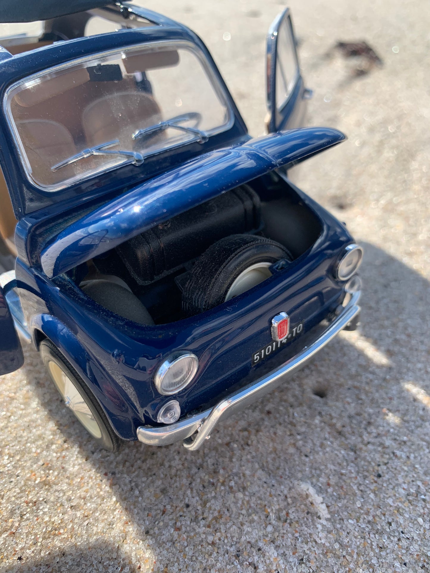 FIAT 500 - Blå