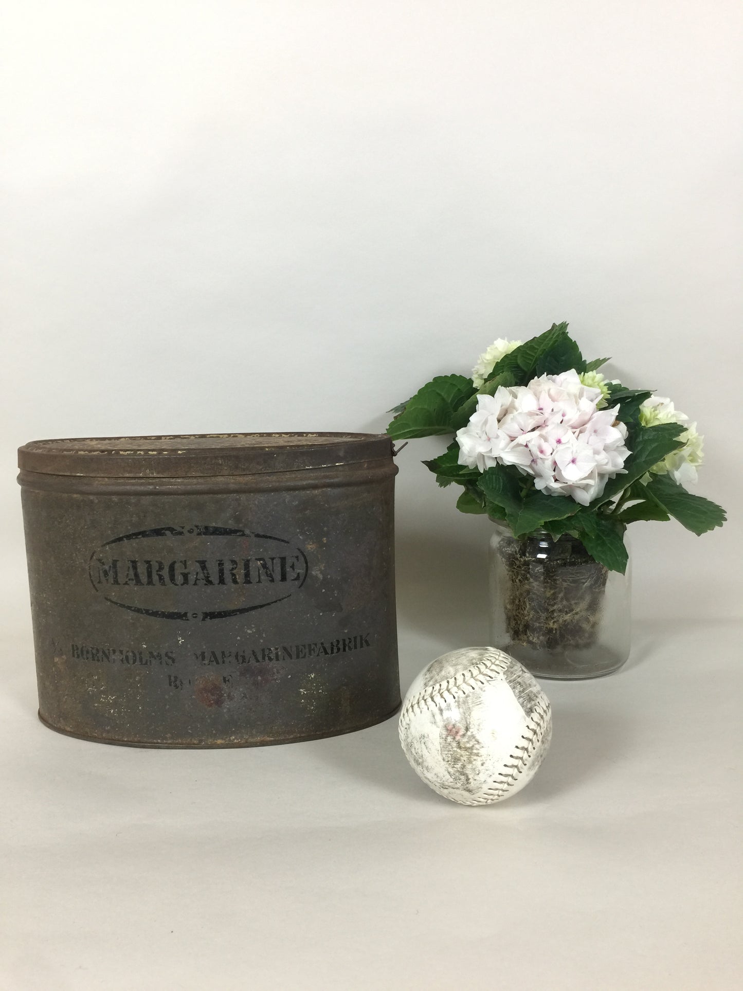 Margaine dåse fra Bornholmsk margarinefabrik