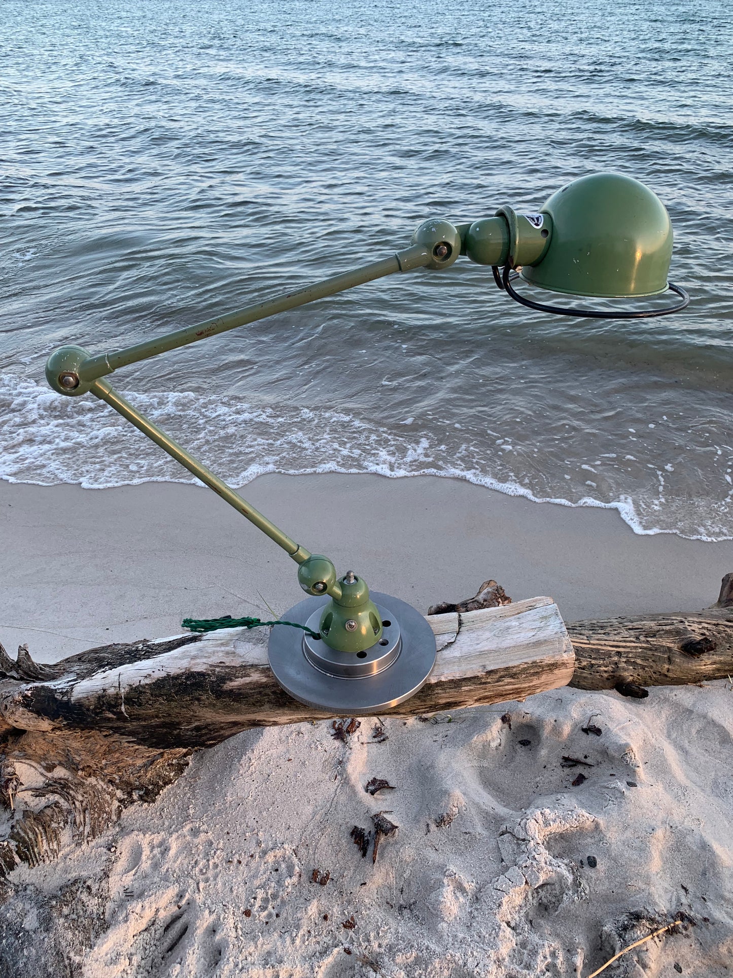 Jieldé bord/væg lampe med to arme - Grøn
