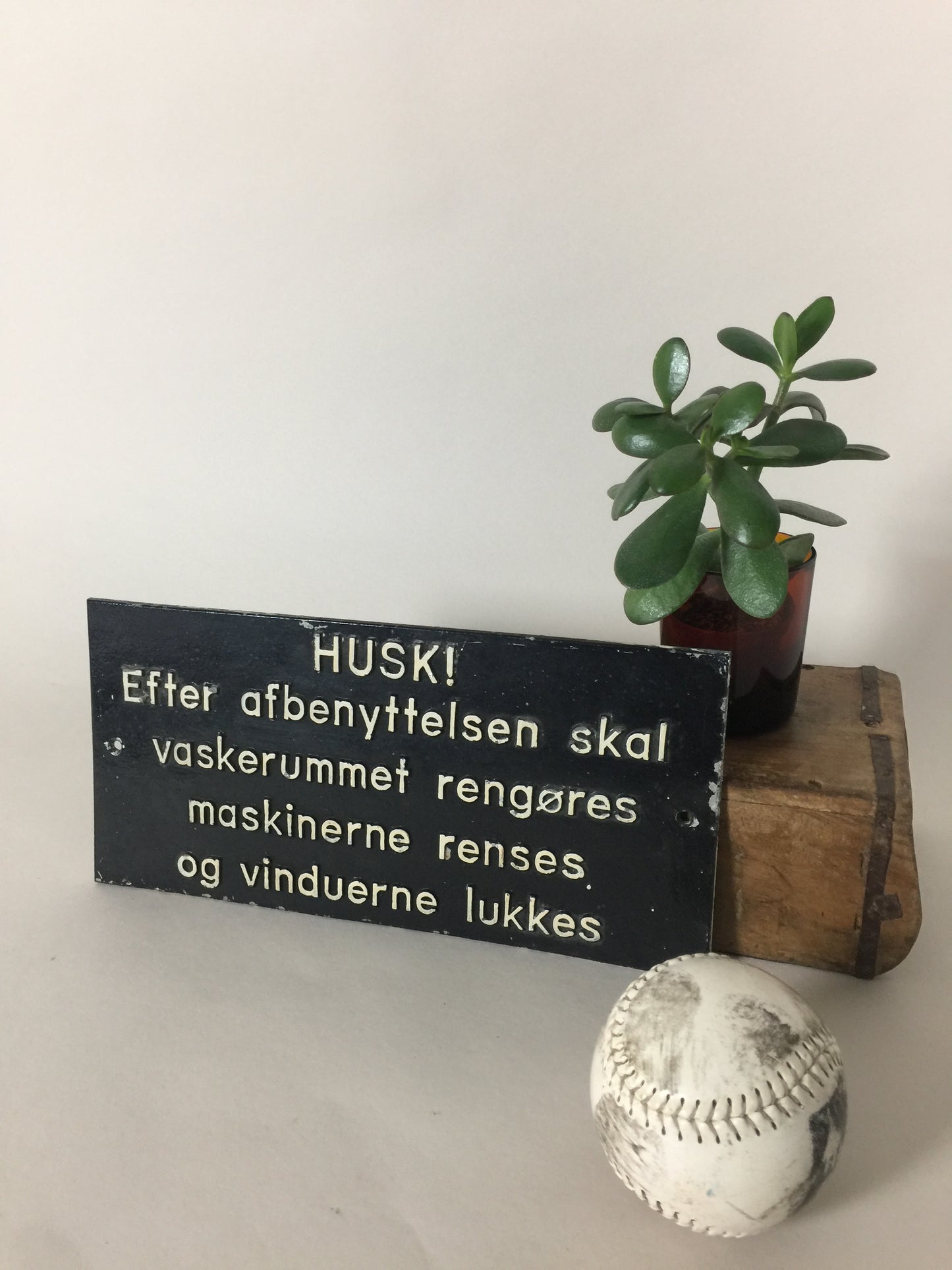 Skilt til dit vaskerum?