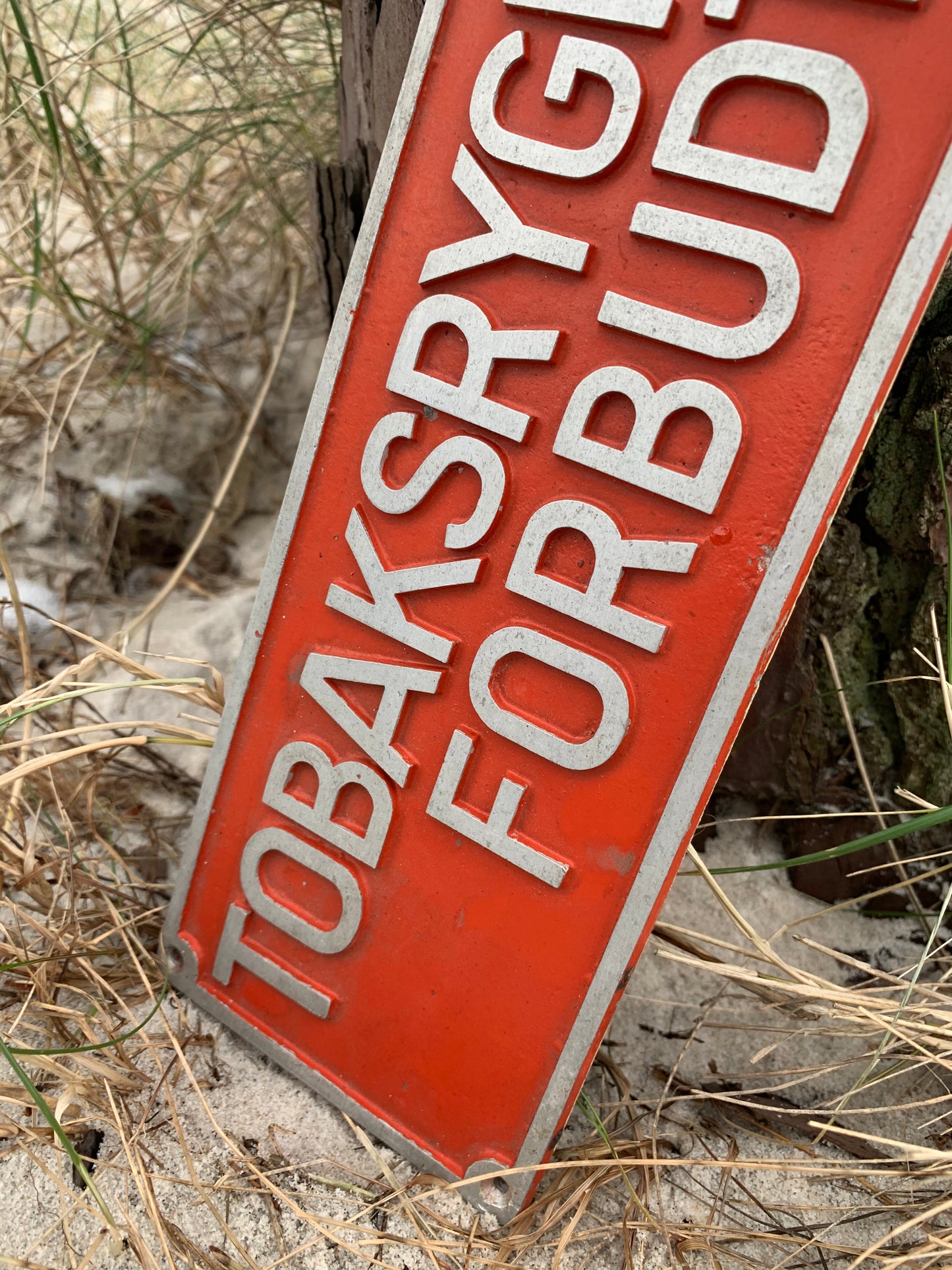 Skilt - Tobaksrygning forbudt