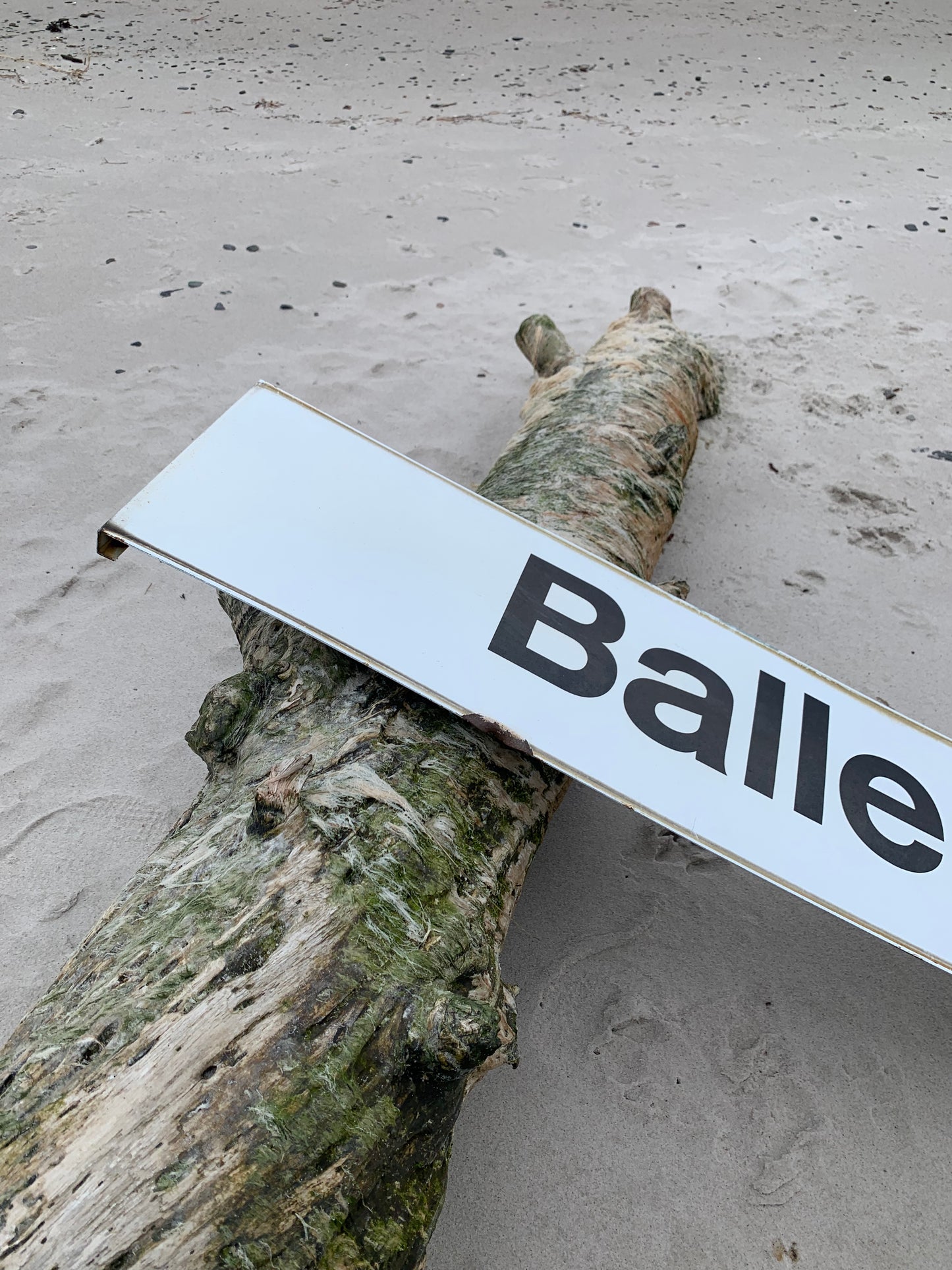 Stort skilt fra Ballerup station