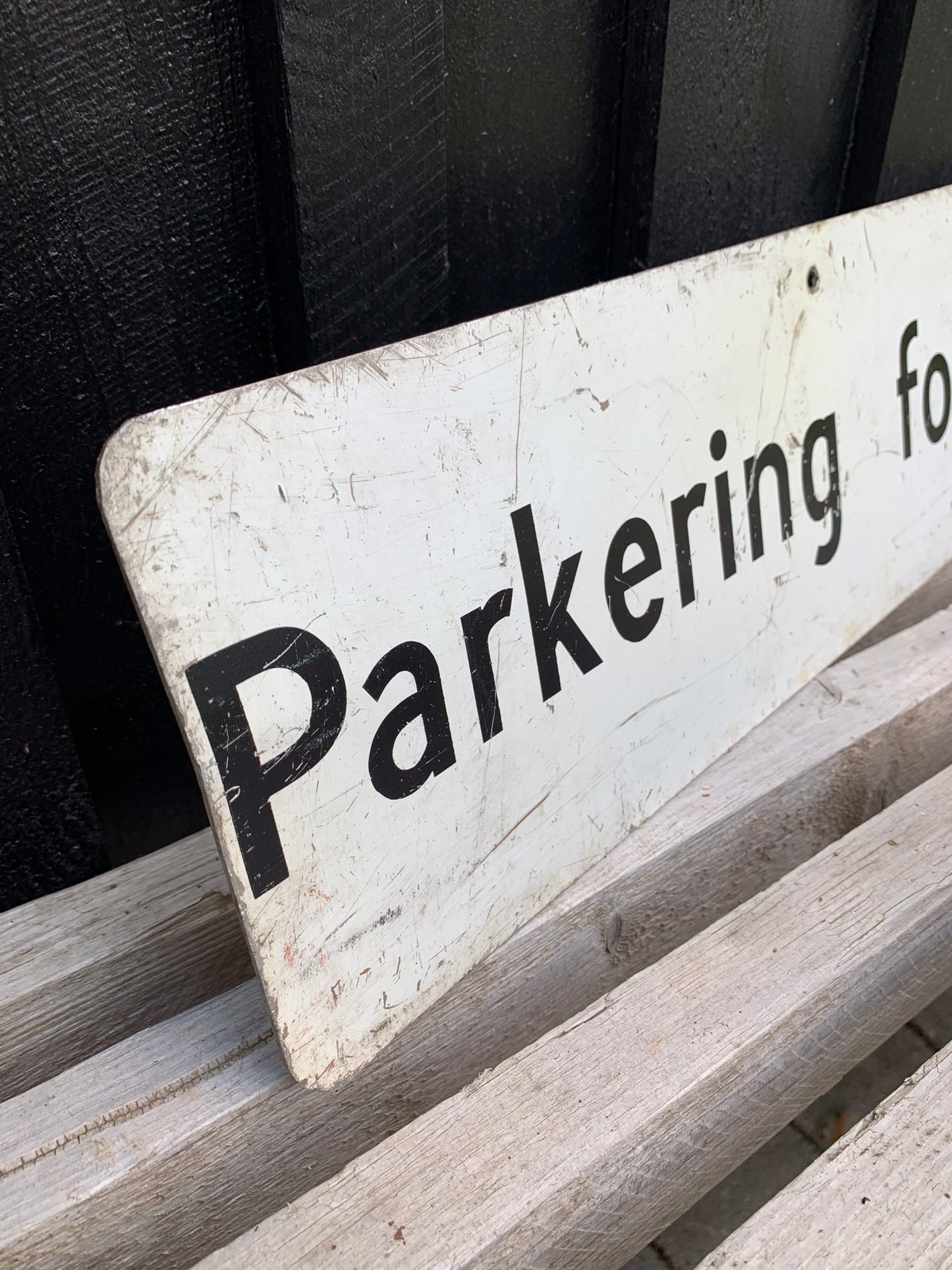 Parkering forbudt skilt