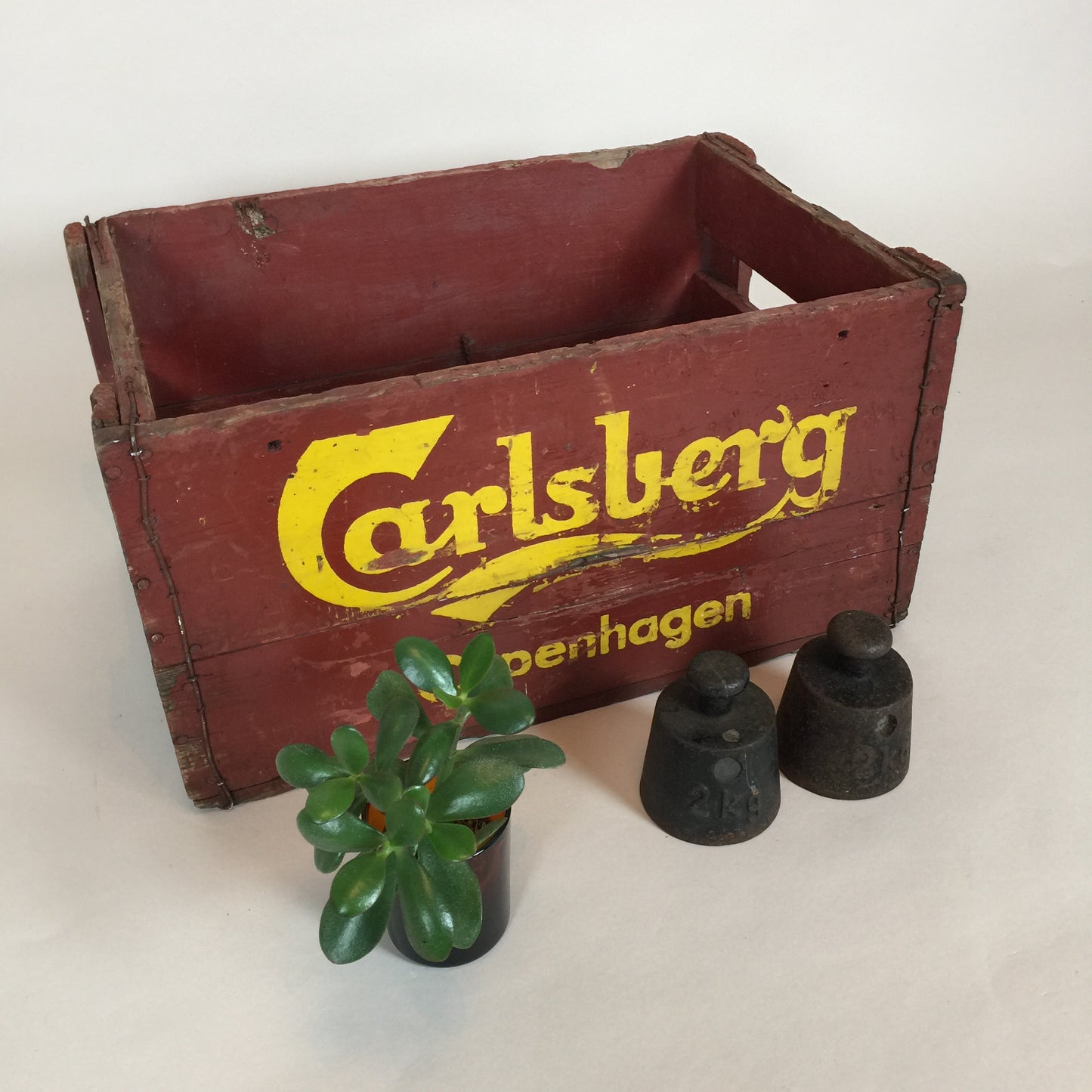 Gammel ølkasse fra Carlsberg
