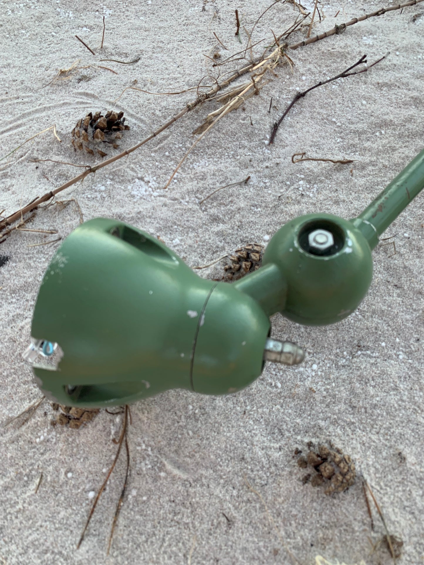 Jieldé væg/loft lampe med 2 arme - Grøn