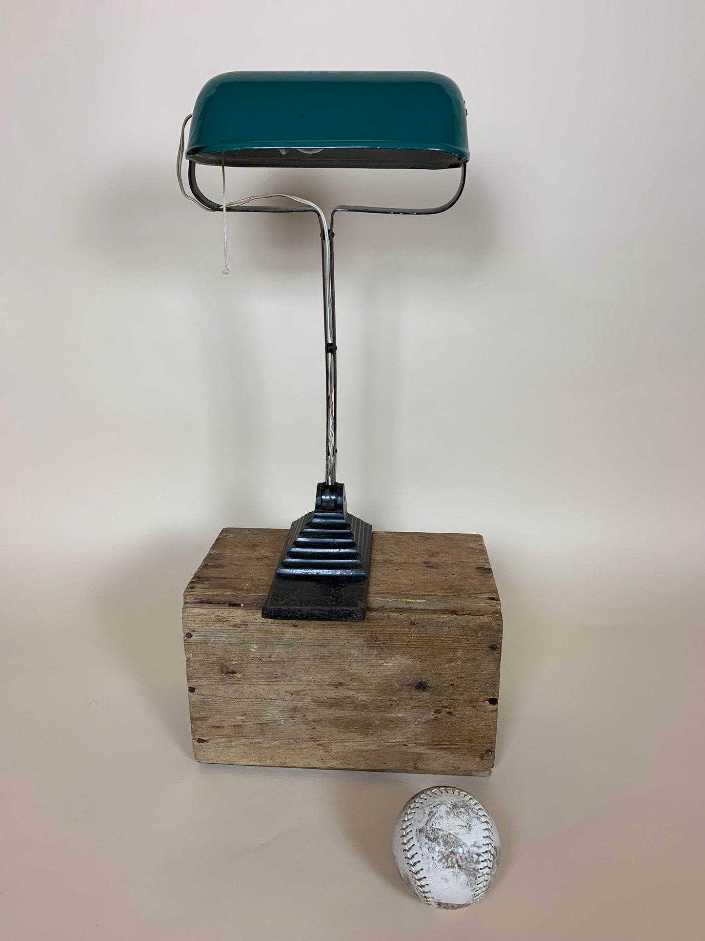 Gammel Erpe skrivebordslampe fra Belgien