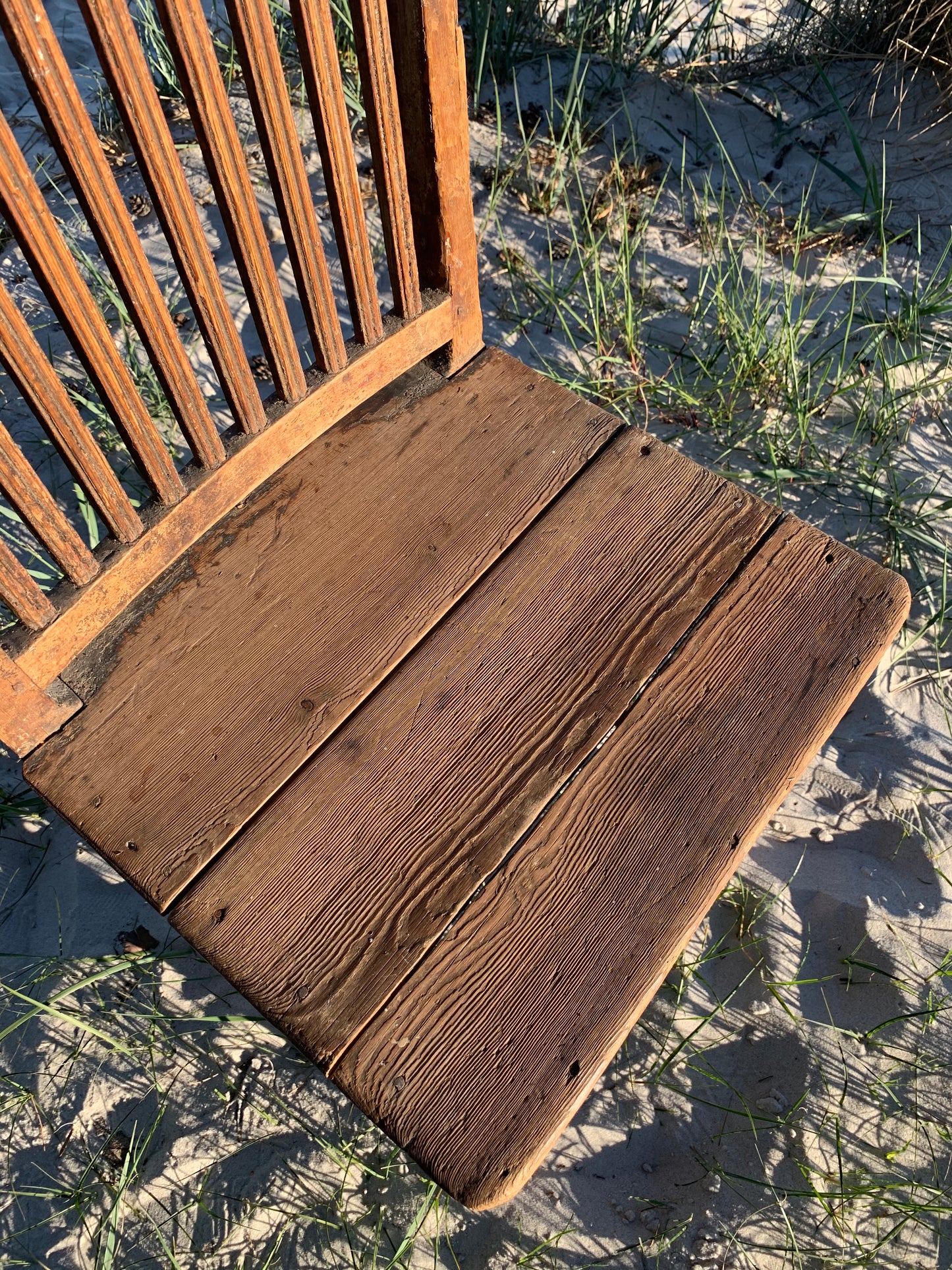 Fin gammel tremmestol