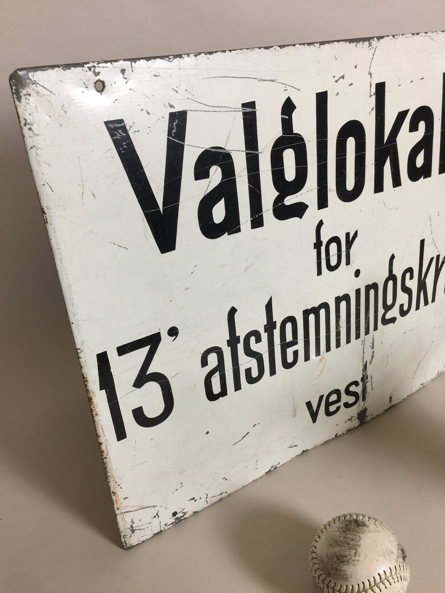 Valgskilt 13 Vest