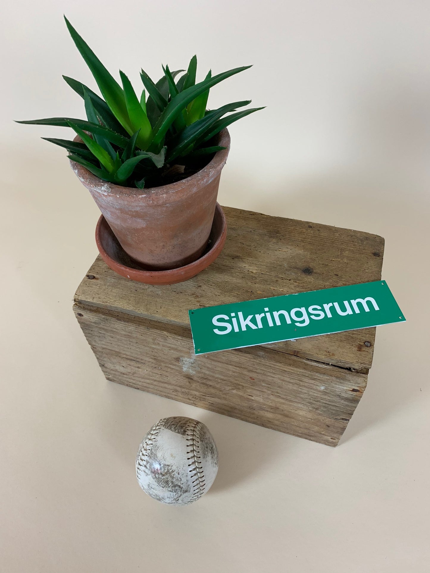 Skilt - sikringsrum