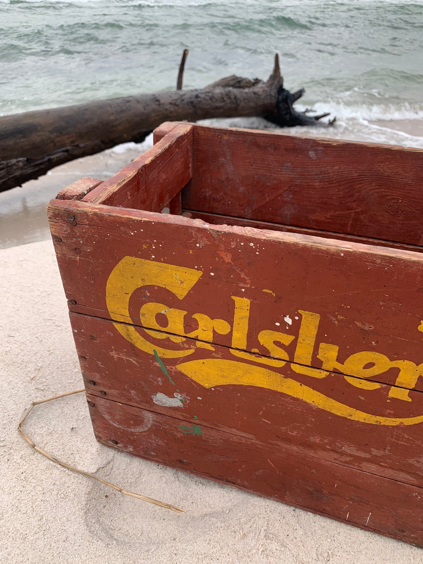 Gammel Carlsberg ølkasse