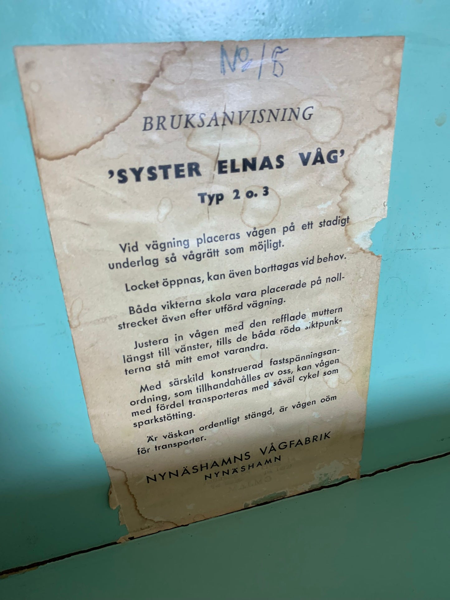 Transportabel babyvægt