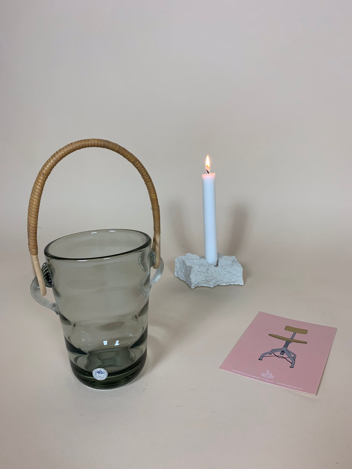Isspand i glas - Holmegaard