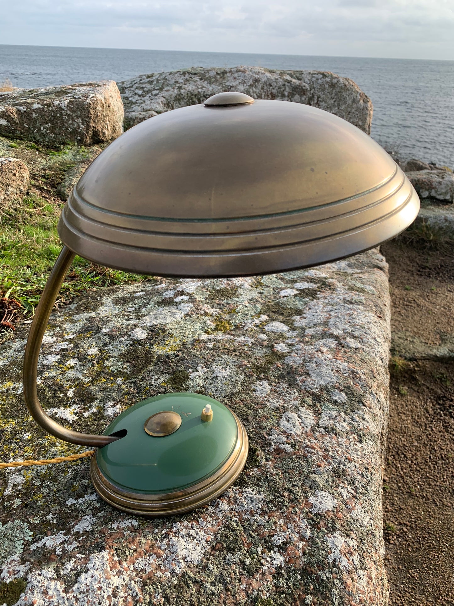 Helo - Grøn og messing