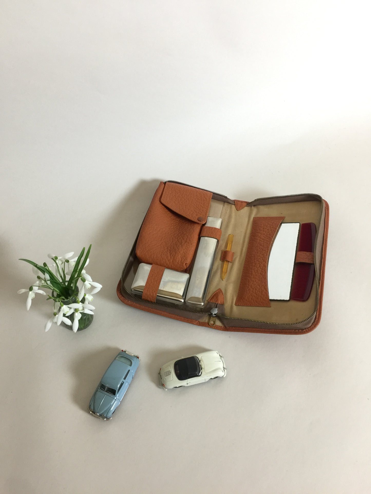 Fint vintage etui til dine toiletartikler
