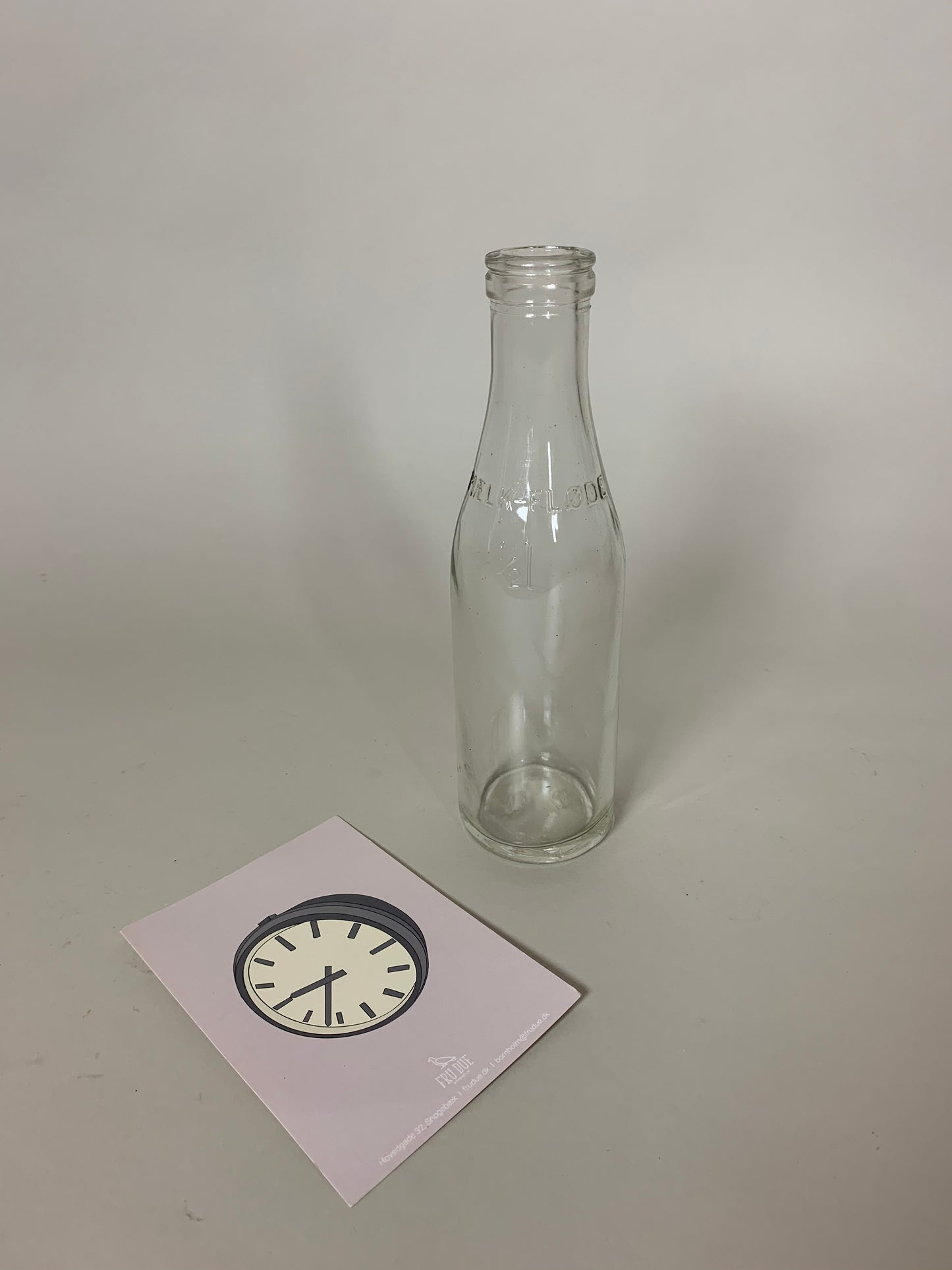Gammel mælkeflaske 1/2 L.