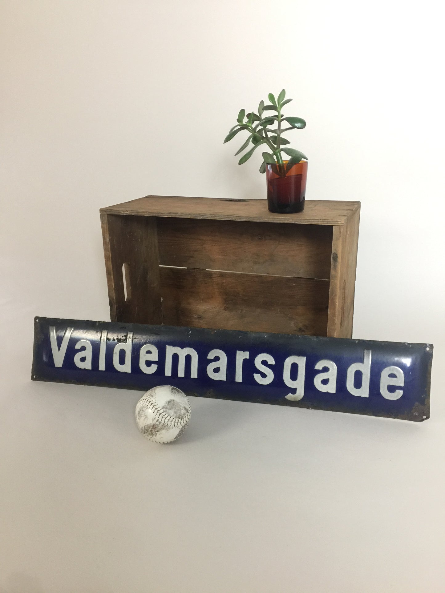 Vejskilt i emalje fra Vesterbro