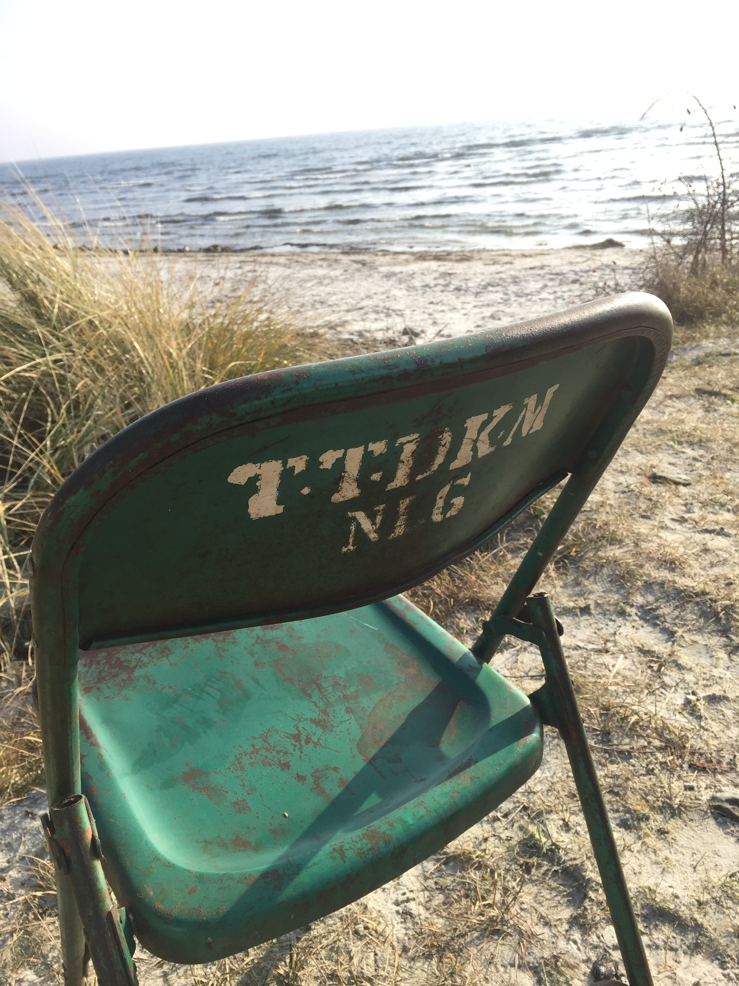 Rå klapstol med masser af patina (Prisen er pr. stk.)