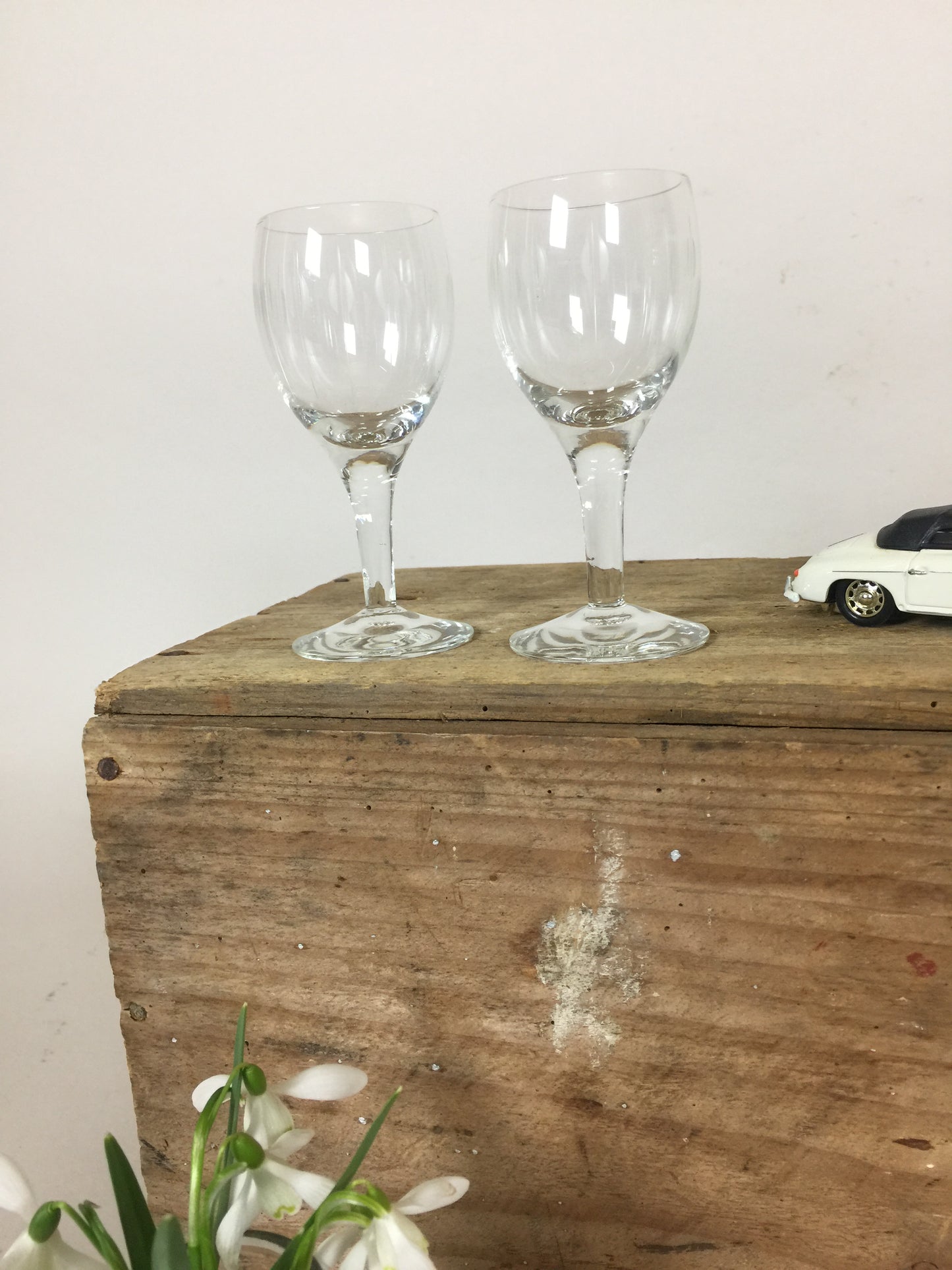 Fire gamle og smukke glas