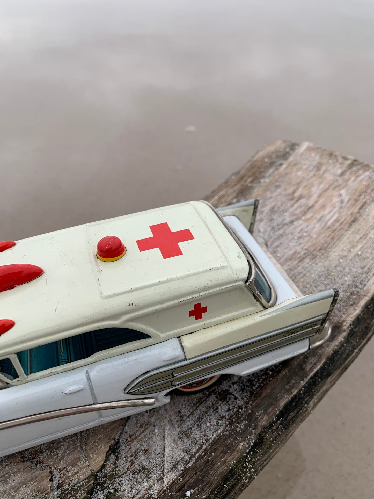 Ambulance i blik