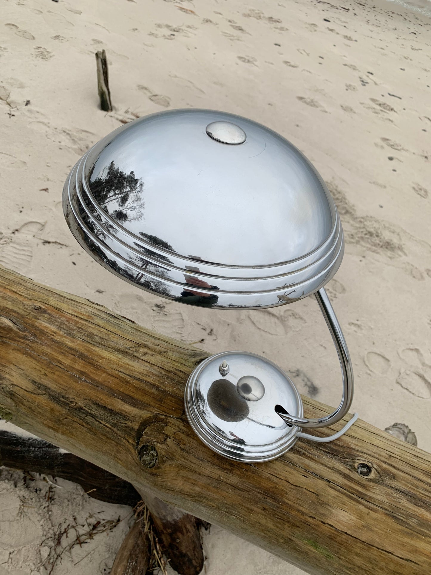 Helo vintagelampe - Chrome