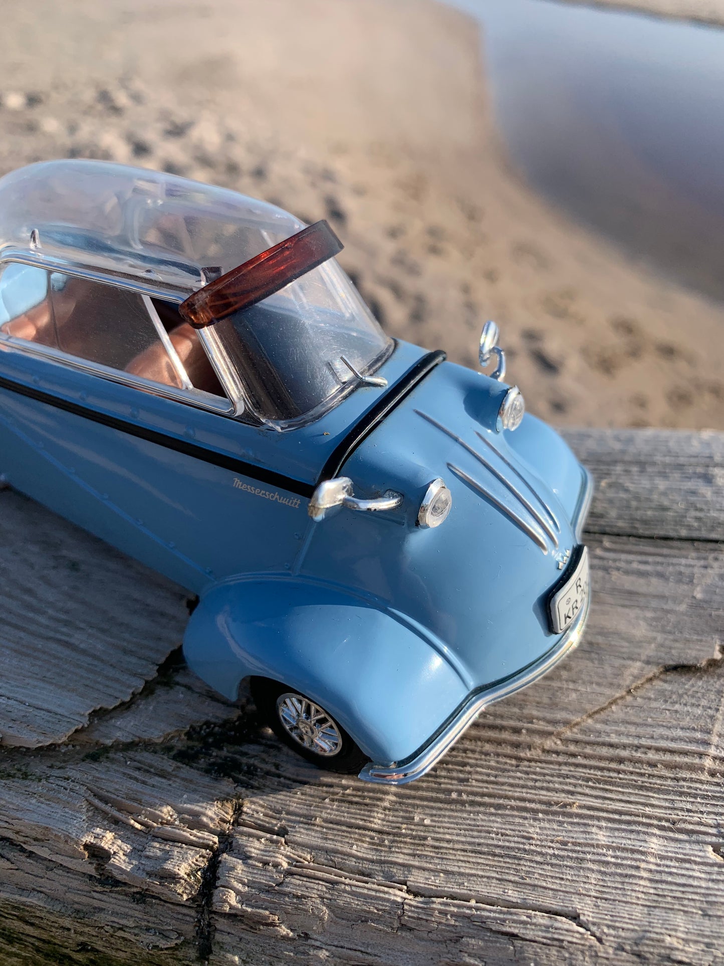 Messerschmidt kabinescooter - Lyseblå