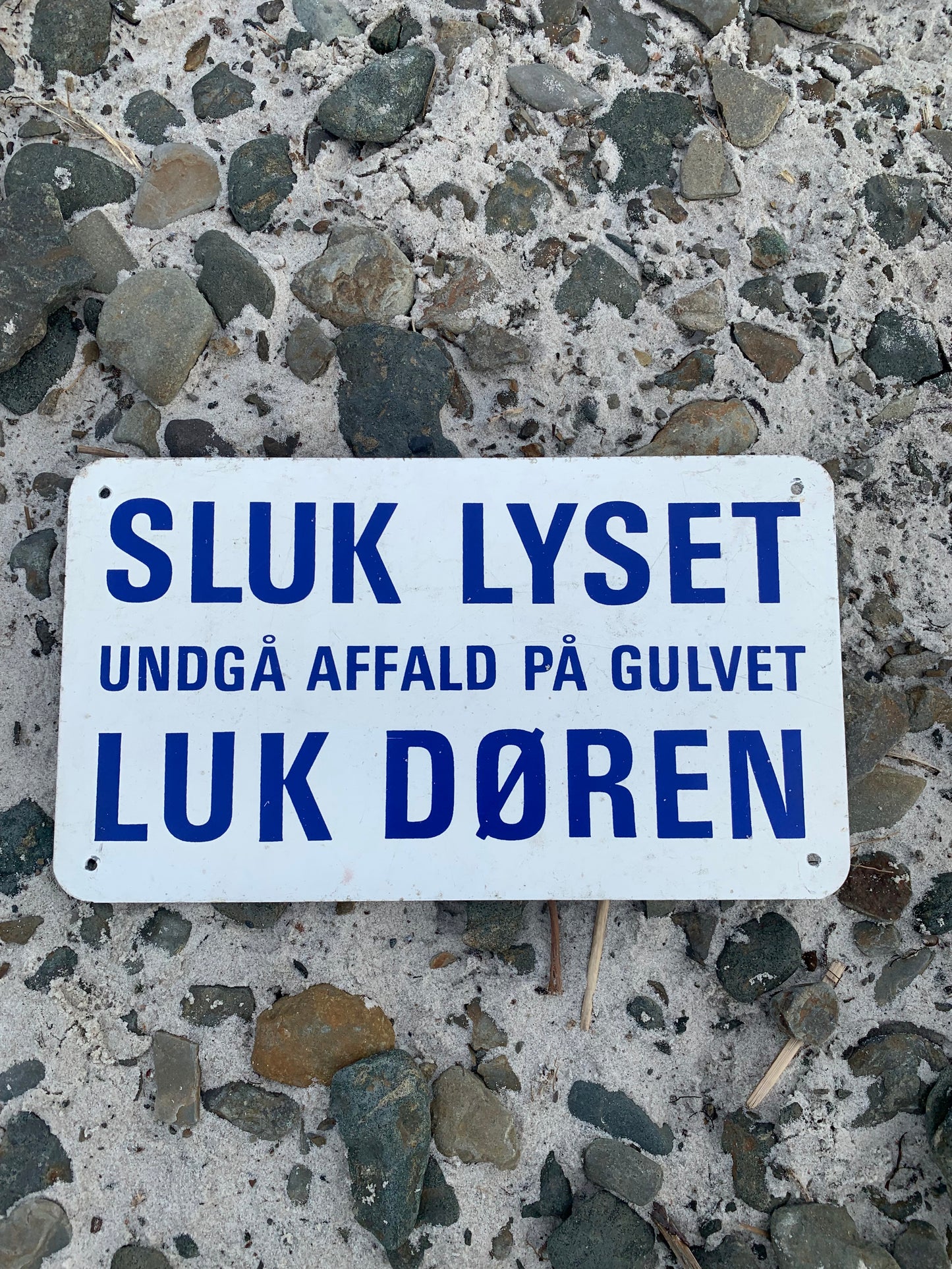 Skilt til den sjove side