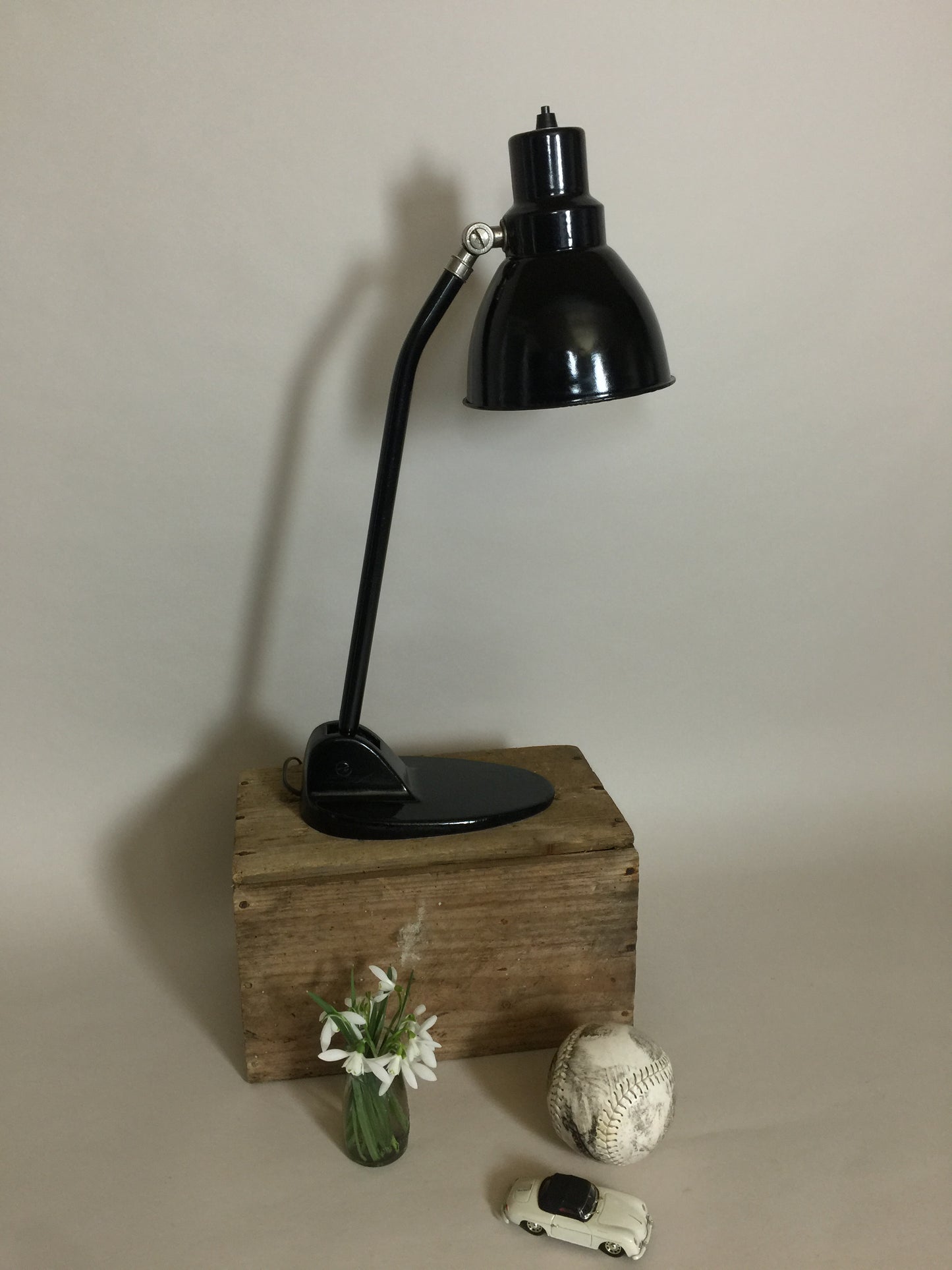 Fin gammel industriel vintage Jacobus lampe
