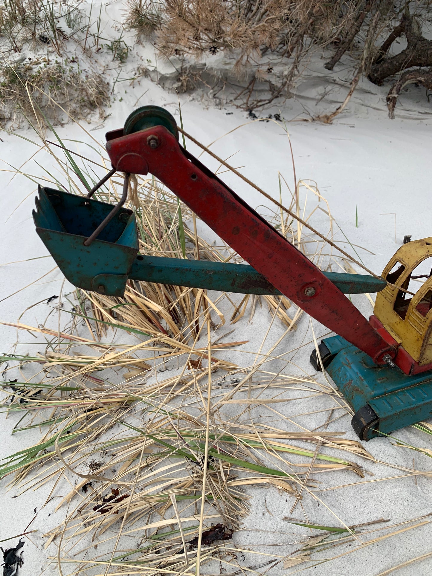 Skøn gammel mekanisk kran