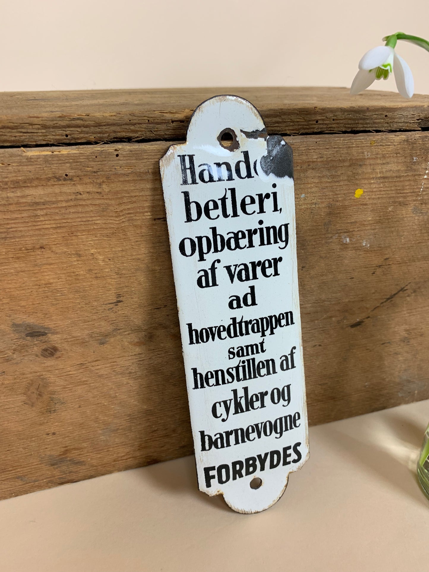 Emaljeskilt - Betleri