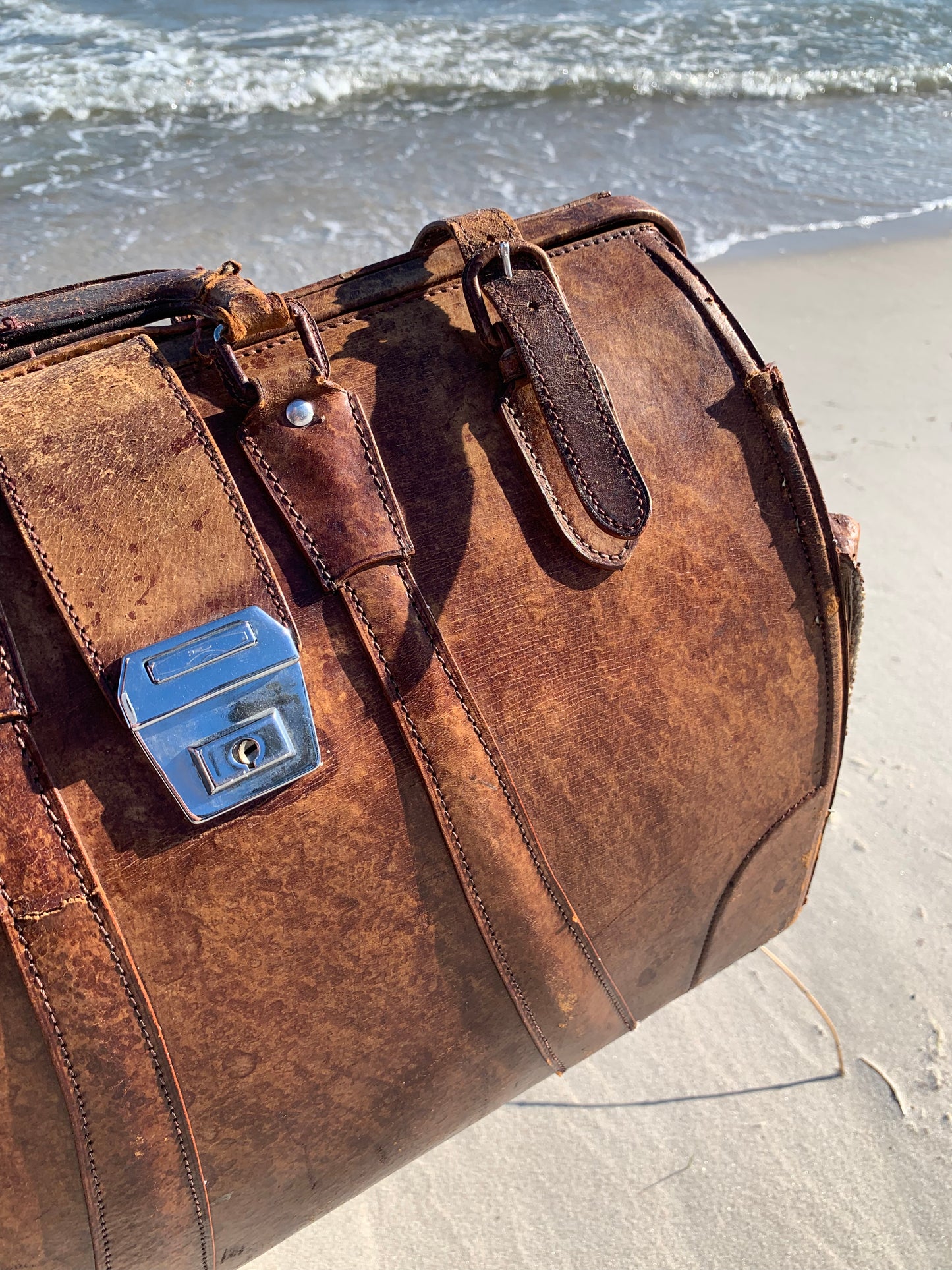 Gammel taske med patina