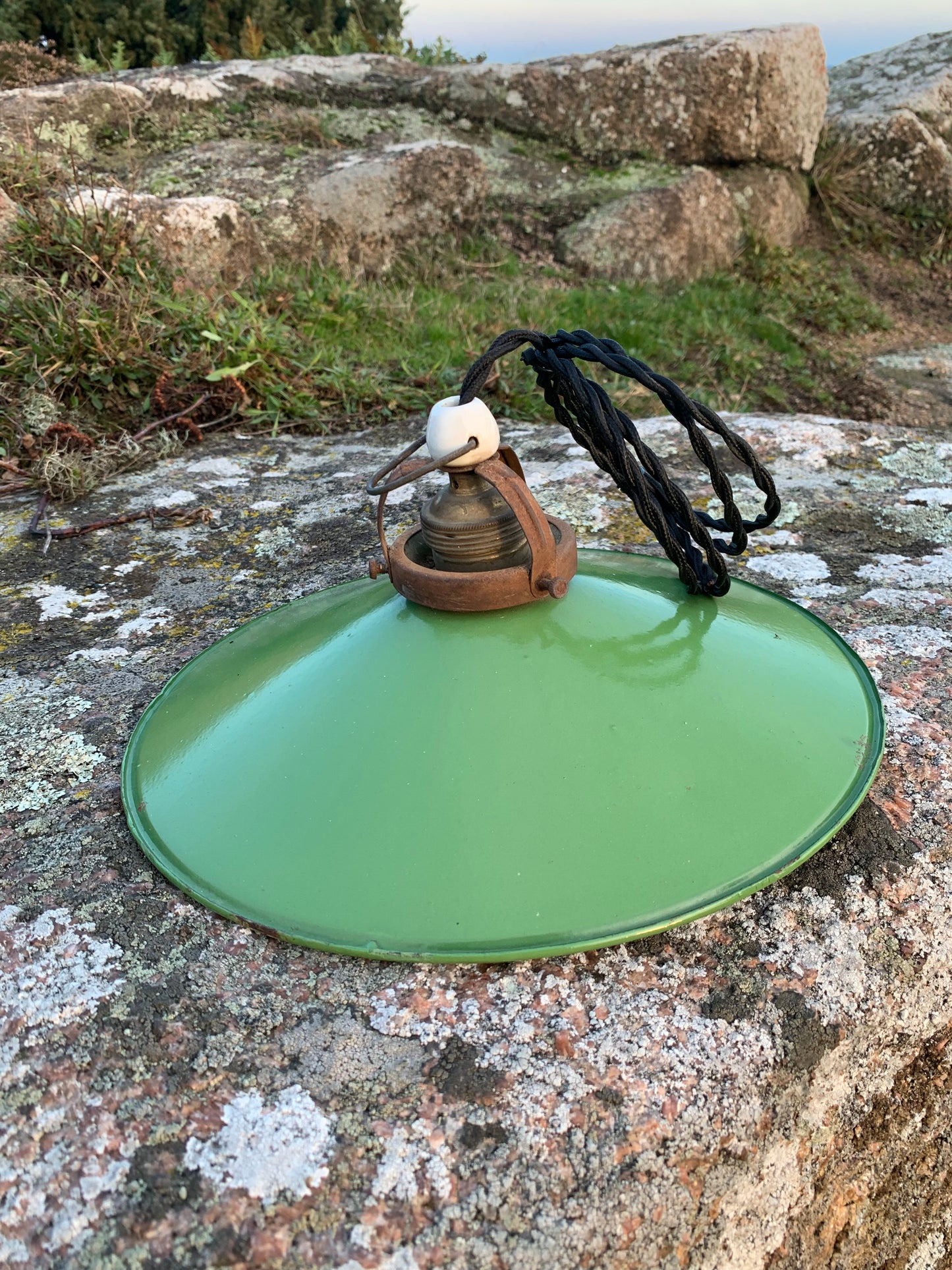 Emaljependel - Grøn