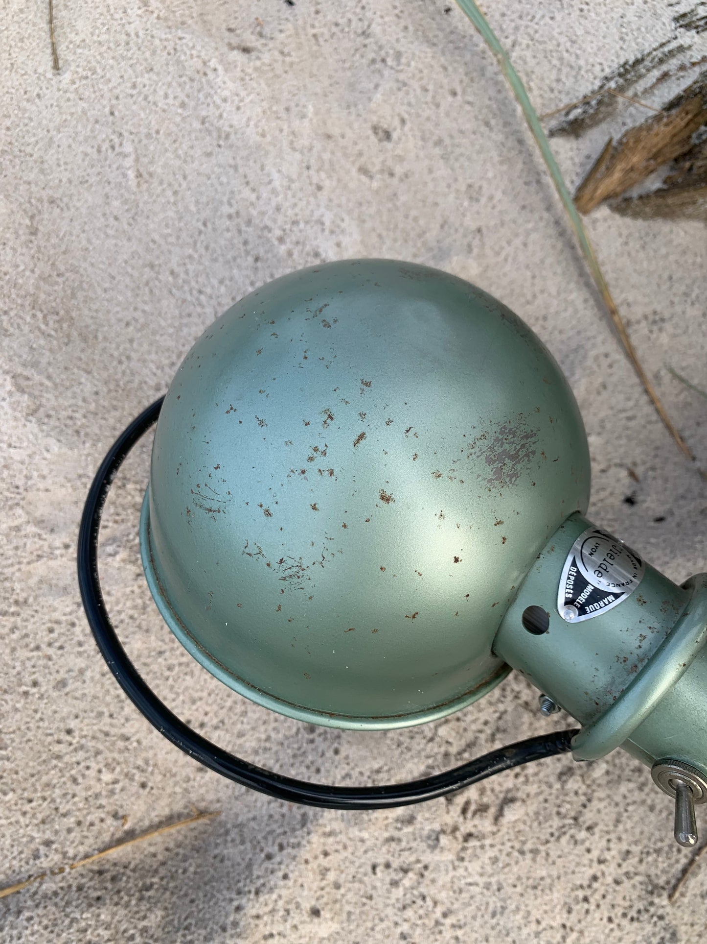 Jieldé væg/loftlampe med to arme - Grøn