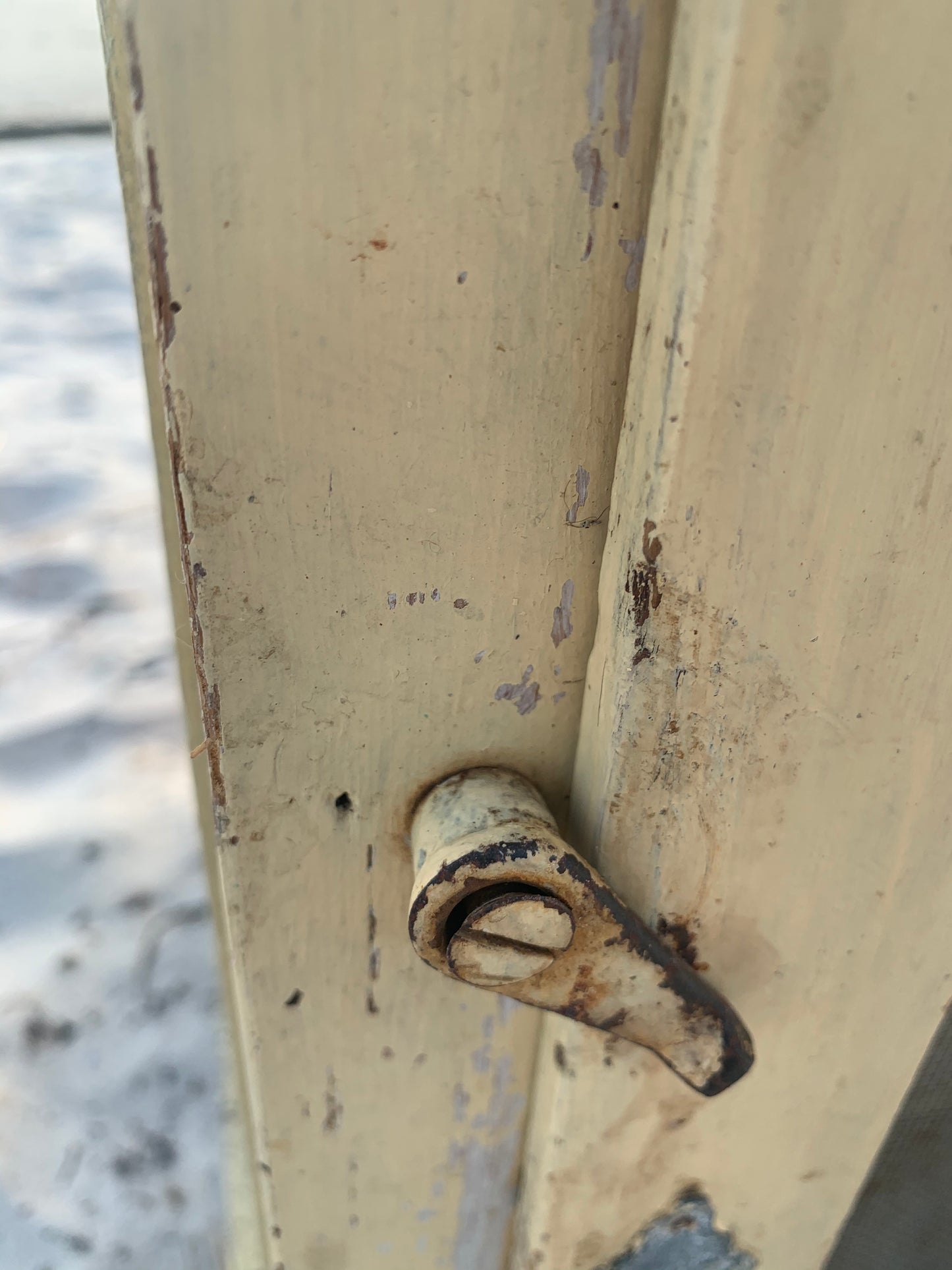 Skønt flueskab med patina