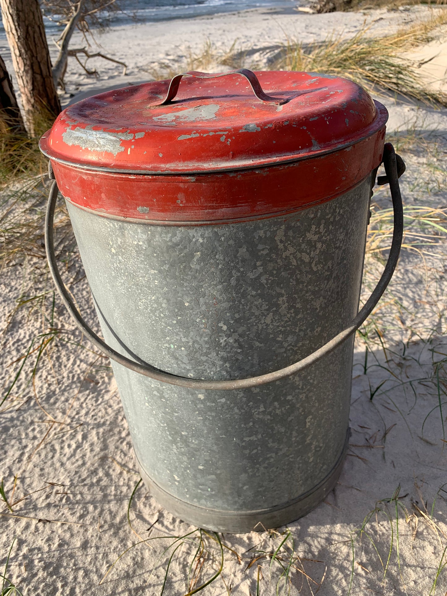 Dekorativ brandspand med låg - Nr. 26