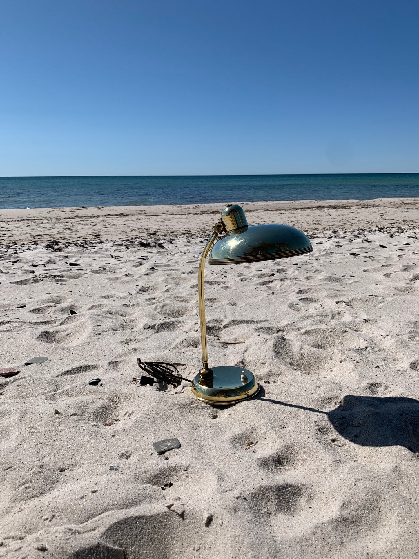 Italiensk vintage messinglampe